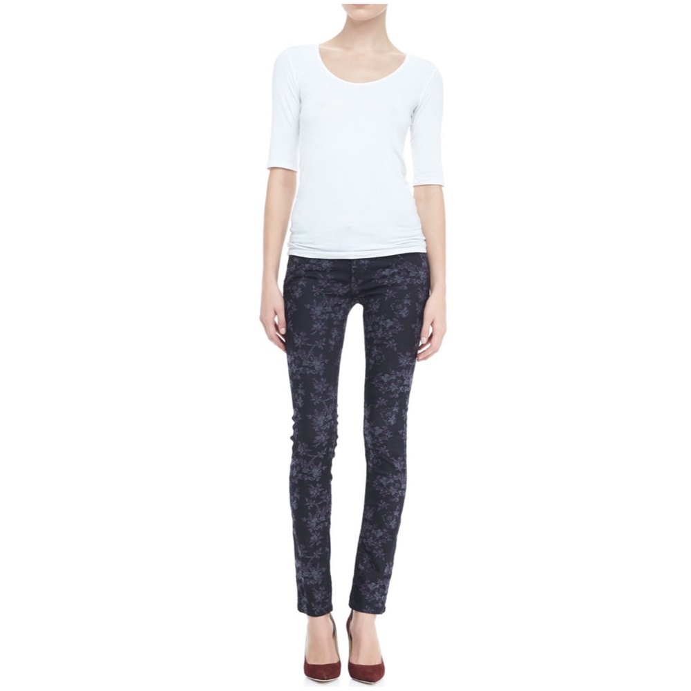 NWOT HUDSON Collin Belgrave Floral Skinny Jeans 27